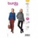 Patron Burda 6081 Veste Sportive 34/44