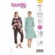 Patron Burda 6092 Manteau/veste De Boutonnage 34/44