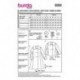 Patron Burda 6092 Manteau/veste De Boutonnage 34/44