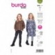 Patron Burda 9274 Kids Robe/blouse 110/140
