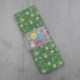 Coupon de Tissu Imprimé petites fleurs fond vert