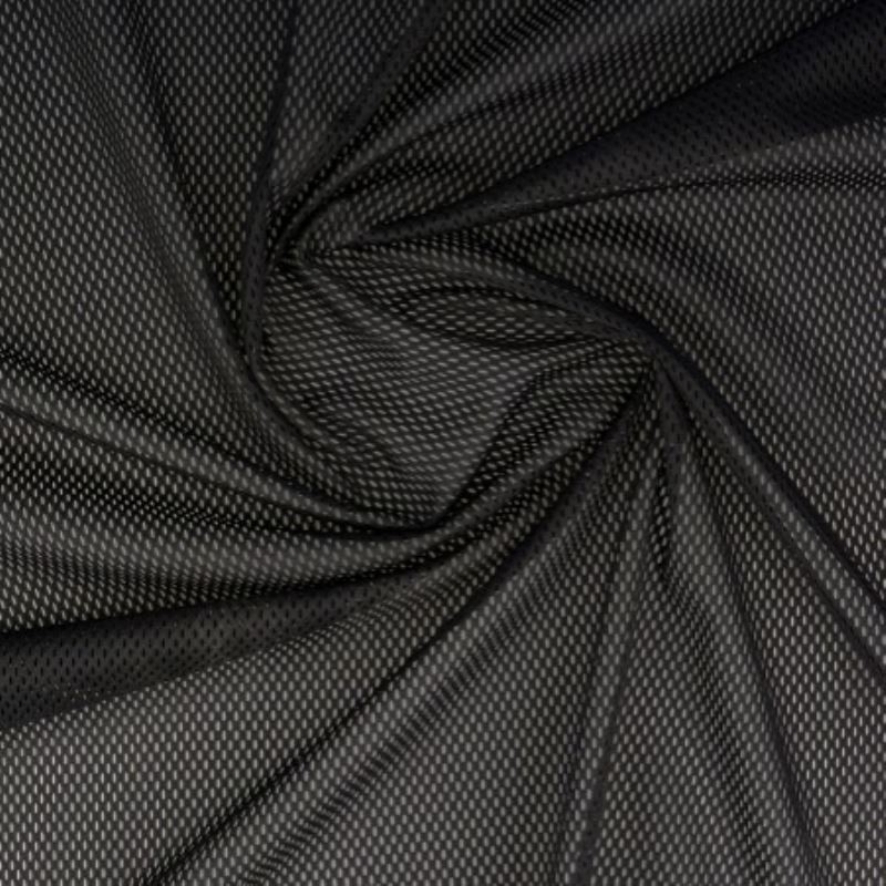 Tissu Filet Mesh Noir