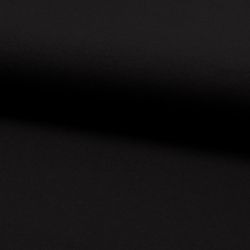 Tissu Bengaline Stretch Noir