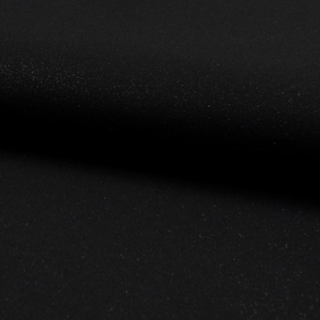 Tissu Sparkling Noir silver 