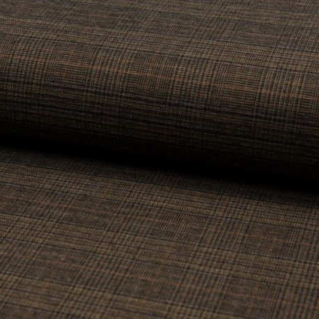Tissu Ecossais Cambridge Tabac 