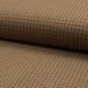 Tissu Bengaline Carreaux Terracotta 