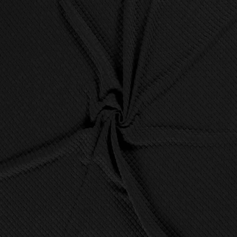 Tissu Sweat Bulles Noir