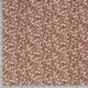 Tissu Viscose Imprimé Fleur Brique