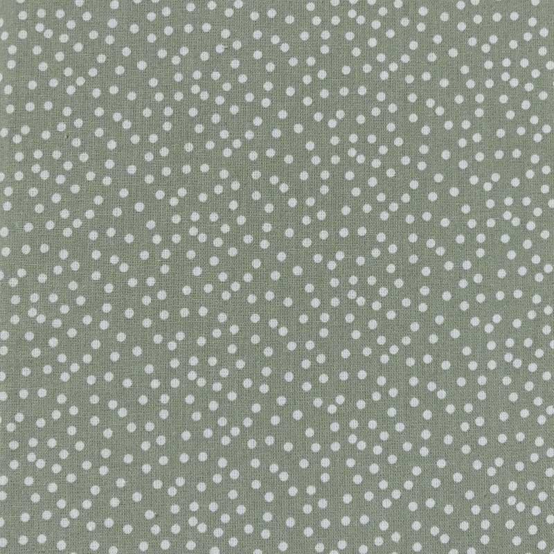 Tissu Imprimé Pallino Kaki 