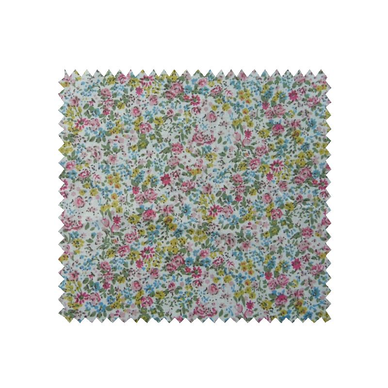 Tissu Coton Imprimé Floral Vert