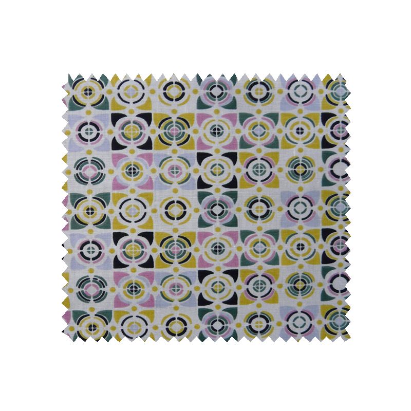 Tissu Coton Imprimé Floral Vert