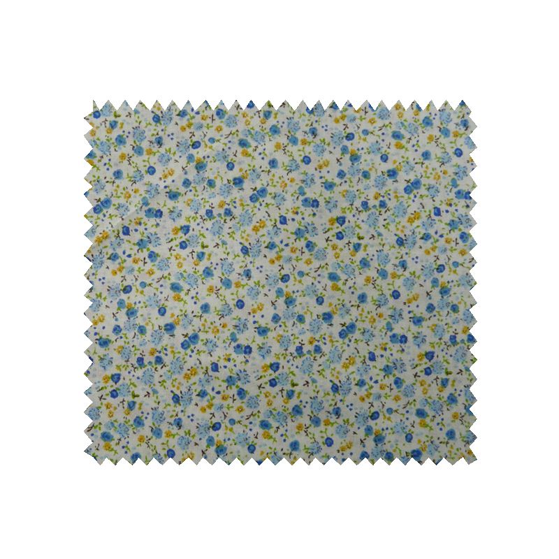 Tissu Coton Imprimé Liberty Bleu