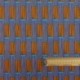 Tissu Cretonne Lineo Imprimé Bleu rouge