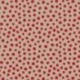 Tissu Demi Panama Coquelicot Allover Fond Coloris Lin 