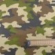 Tissu Coton Imprimé Armée