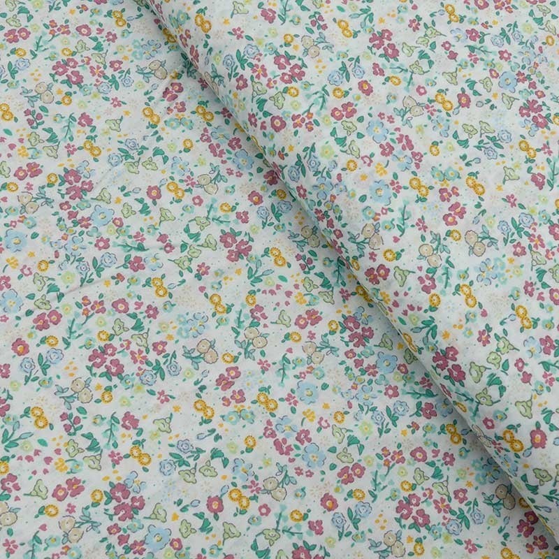 Tissu Coton Imprimé Floral