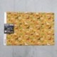 Coupon de Tissu Anna Dinosaures Jaunes 140x145 cm