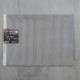 Coupon de Tissu Anna Fines Rayures Blanches et Noires 140x145 cm 