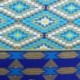 Coupon Super Nice Lurex Motif bleu