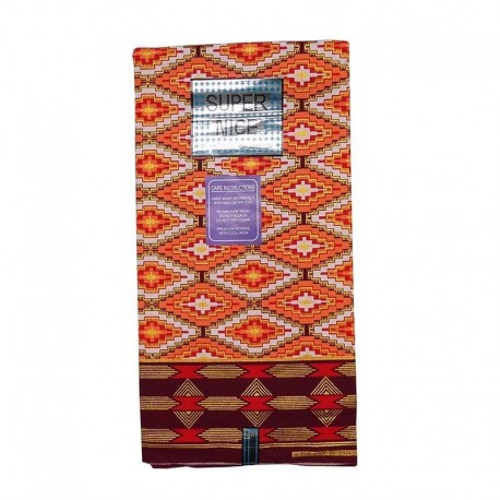 Coupon Super Nice Lurex Ikat Rouge Orange