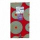 Coupon Super Nice Lurex Rond Fond Rouge