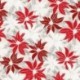 Tissu Euphorbia Natte Rouge