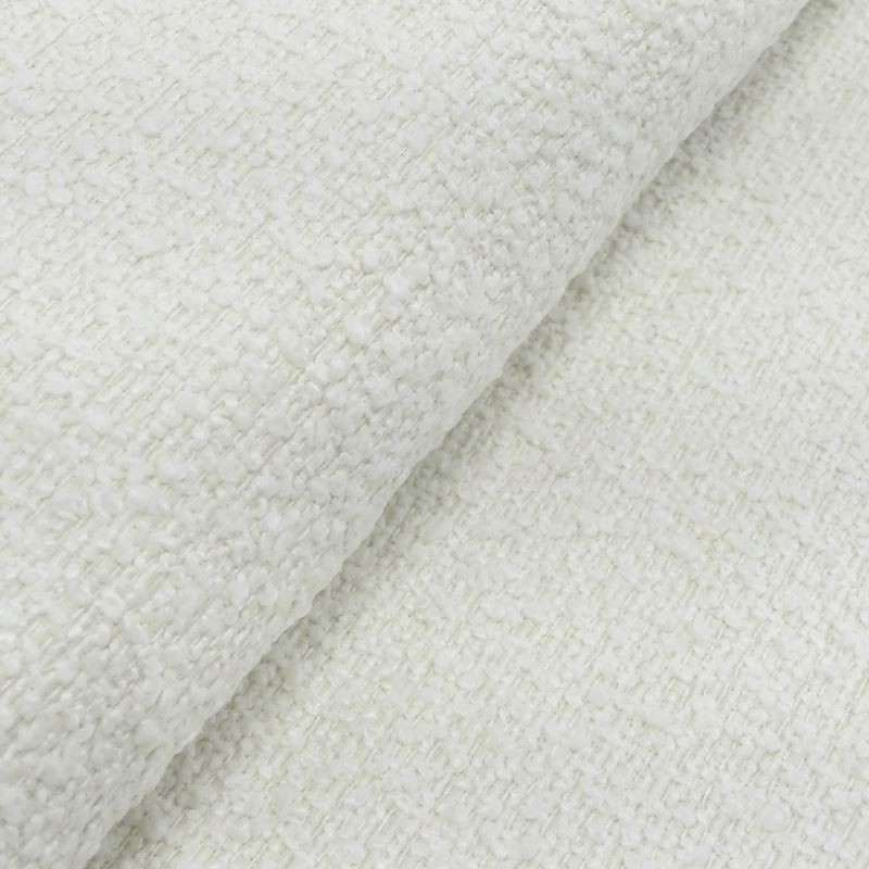 Tissu Bouclette Raisa Blanc