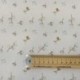Tissu Popeline Impression Digitale Cotton Coton Rose 