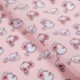 Tissu Coton Imprimé Mouse Rose