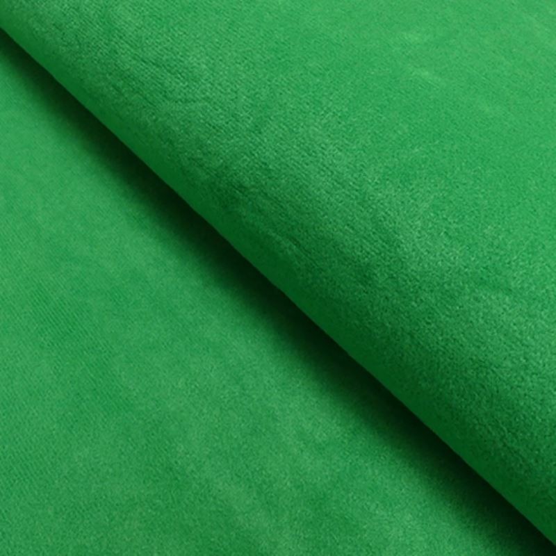 Tissu Velourette Uni Antelina Vert