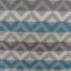 Tissu Jacquard Chenillé Bleu 