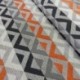 Tissu Jacquard Chenillé Terracotta