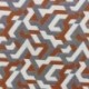 Tissu Jacquard Terracotta 