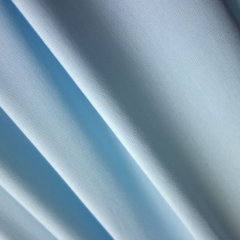 Tissu Riviera Uni Bleu Glacier