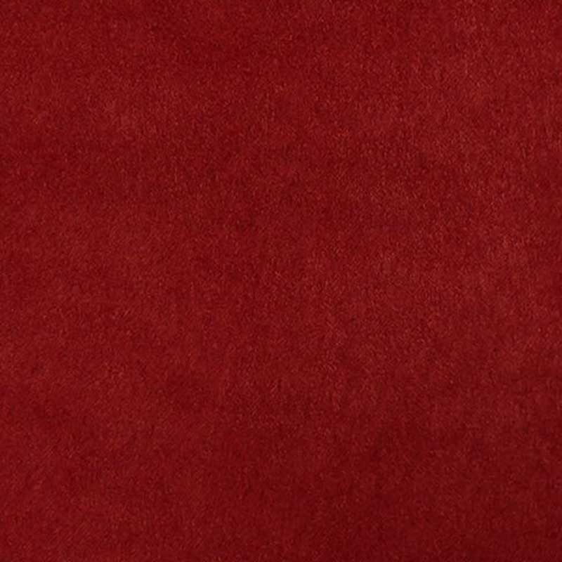 Tissu Suédine Lourde Doudou Rouge