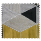 Tissu Jacquard Arletty Triangle Jaune