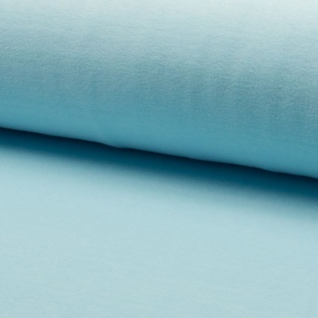 Tissu Jersey Velours Nicky Uni Glacier