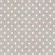 Tissu Enduit Max Pois Blanc Fond coloris Lin 