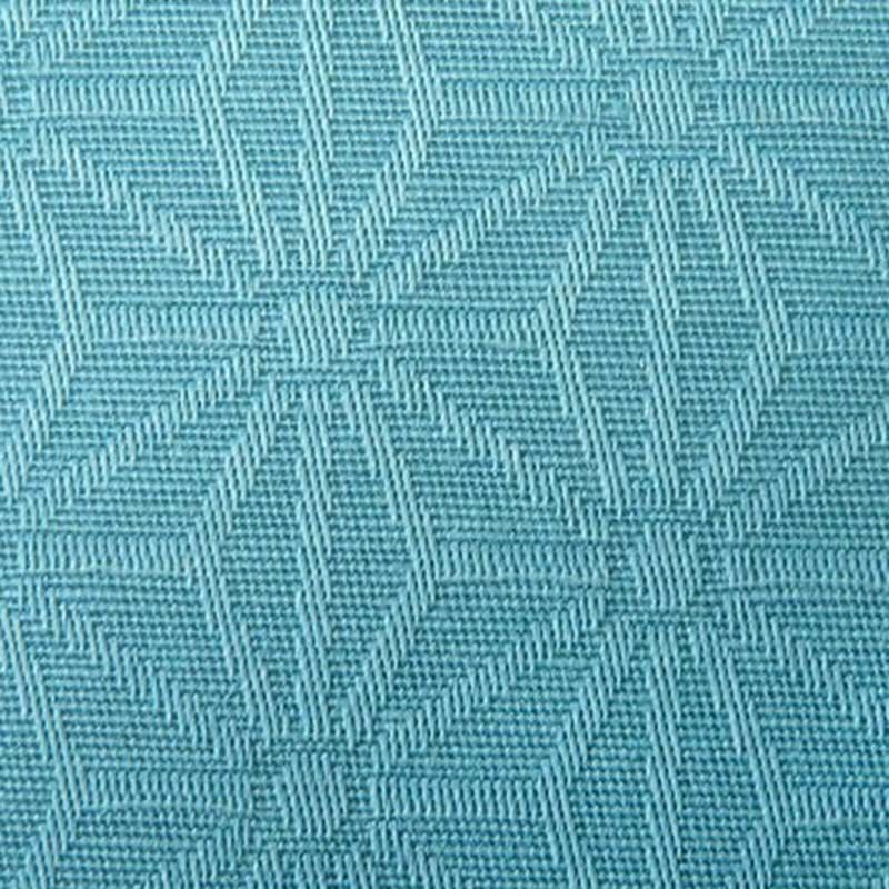 Tissu Jacquard Enduit Kyoto Bleu Retro