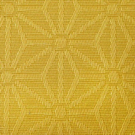 Tissu Jacquard Enduit Kyoto Jaune Absinthe