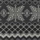 Tissu Jacquard Bayadère Laine Gris