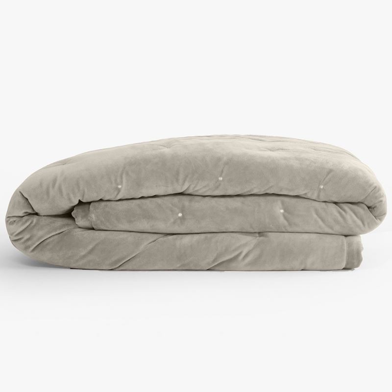 Couvre-lit Gipsy Velours Coloris Lin