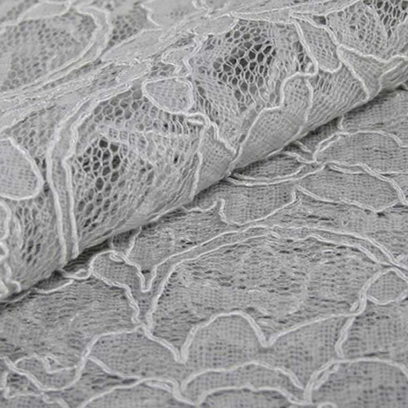 Tissu Dentelle Tourterelle