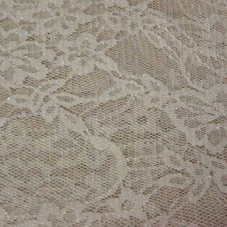 Tissu Dentelle Rose