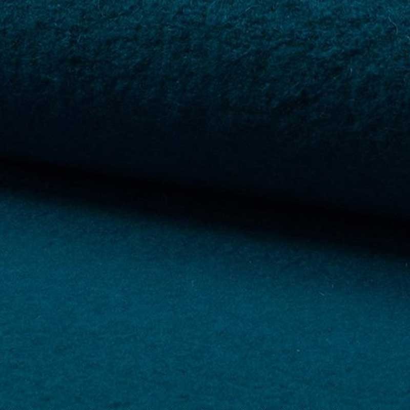 Tissu Laine Bouillie Turquoise