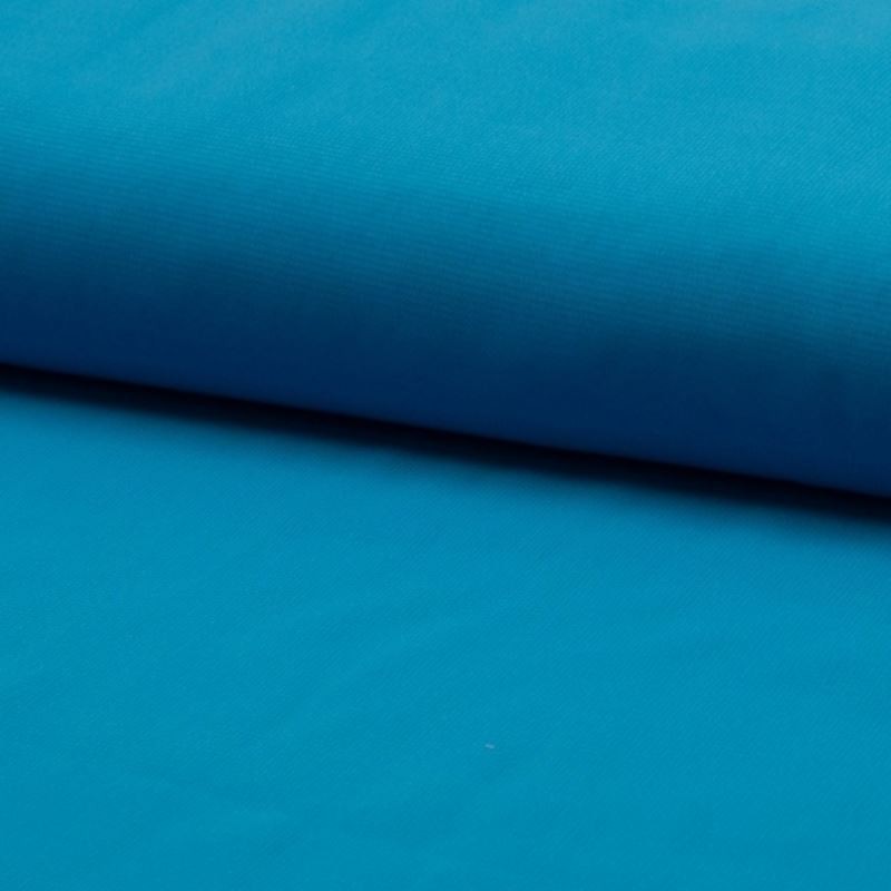 Tissu Mousseline Unie Turquoise