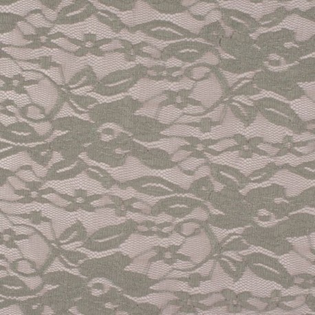 Tissu Fiona Dentelle Gris