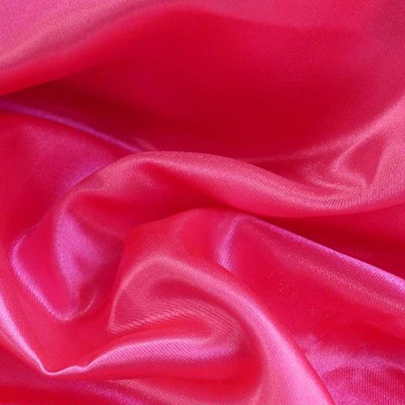 Tissu Satin Uni Fuchsia