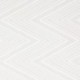 Tissu Maille Fantaisie Zig Zag Grande Laize Blanc