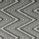 Tissu Maille Fantaisie Zig Zag Grande Laize Noir